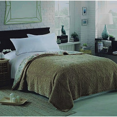Покрывало плед стеганое Premium khaki (200*230 см)